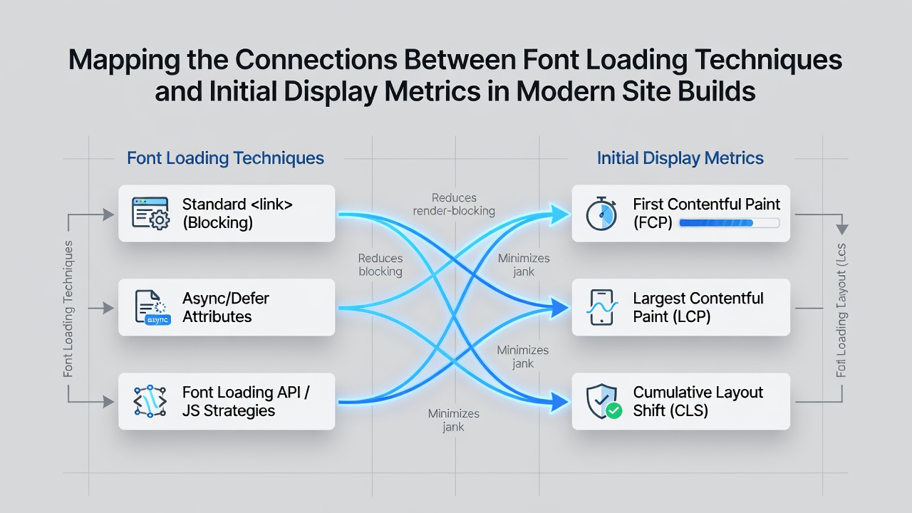 Mapping the Connections Between Font Loading Techniques and Initial Display Metrics in Modern Site Builds